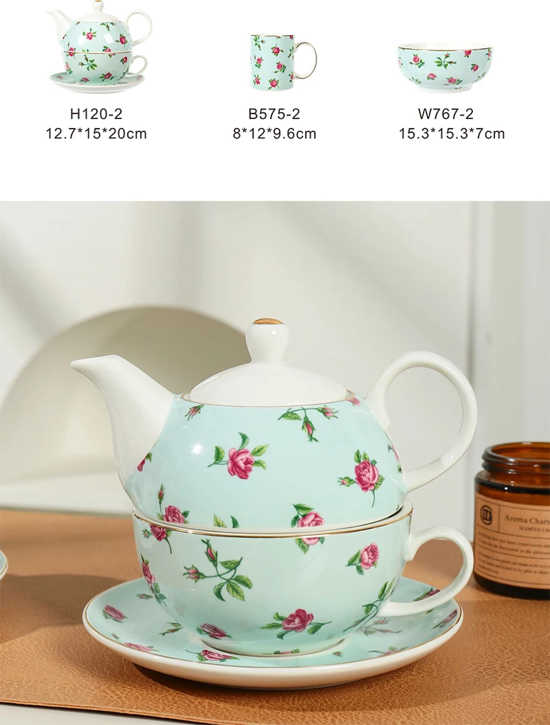 product wholesale fancy design wedding home decoration decal printnted luxury bone china dinner set-2