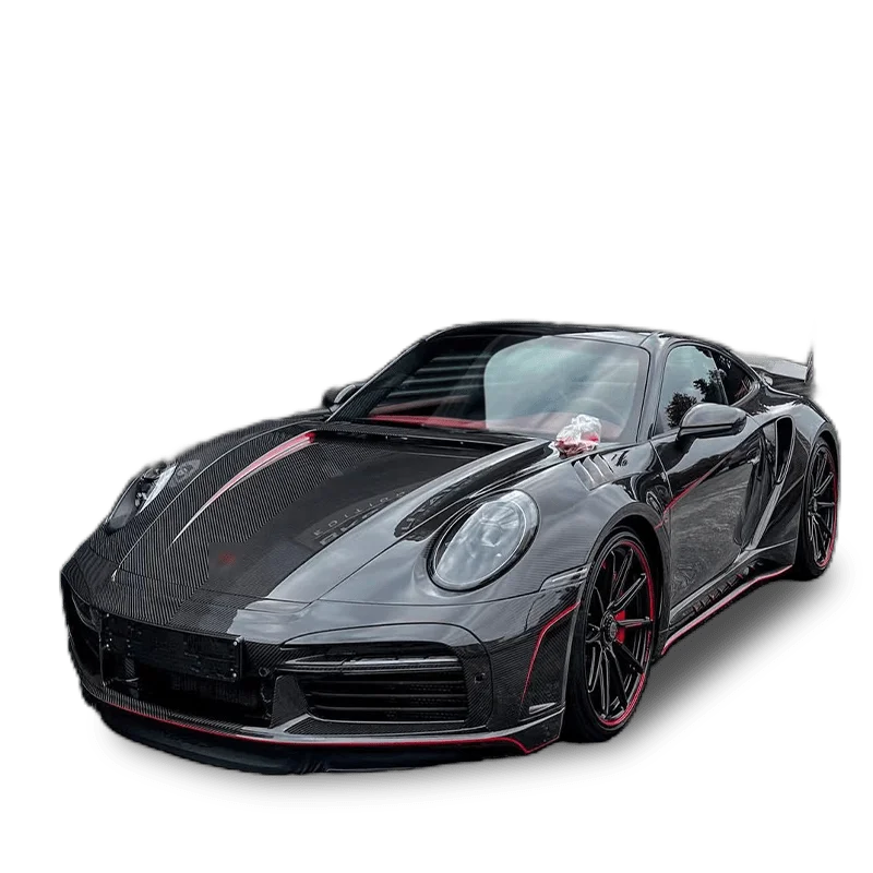 full set dry carbon fiber bodykit for Porsche 911 992 GTR body kit with hood bumper side skirt door wing