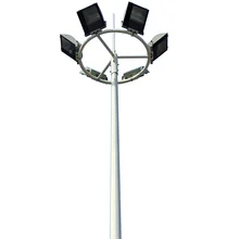 15M-20M Weather Resistant High Mast Lamp Steel Pole