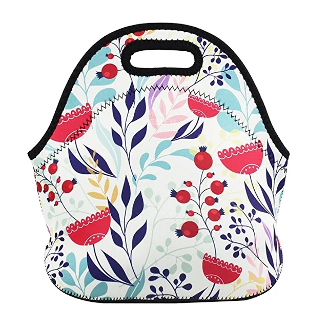 Оптовая продажа, Высококачественная водонепроницаемая изолированная неопреновая сумка-тоут для ланча с ручкой