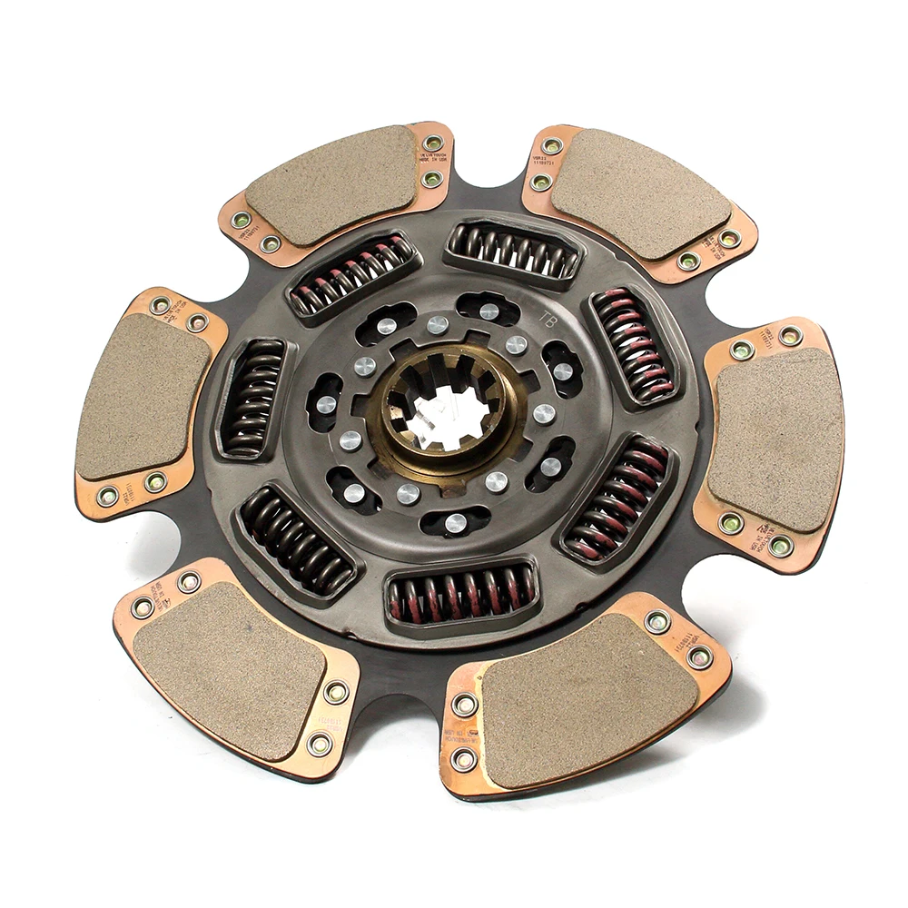 15-1/2"x2"x10T American Heavy Duty Truck Manual/Auto Adjust Kit, Clutch Assembly, 6-Paddle/7-Spring Clutch Kit 209701-20