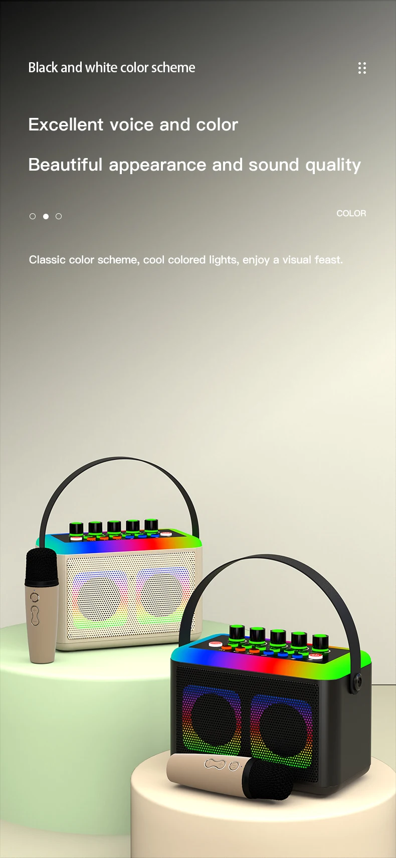 All-in-One Home Karaoke Set with Audio Mixer Sound Cards Home Broadcast Microphone for Live Shows