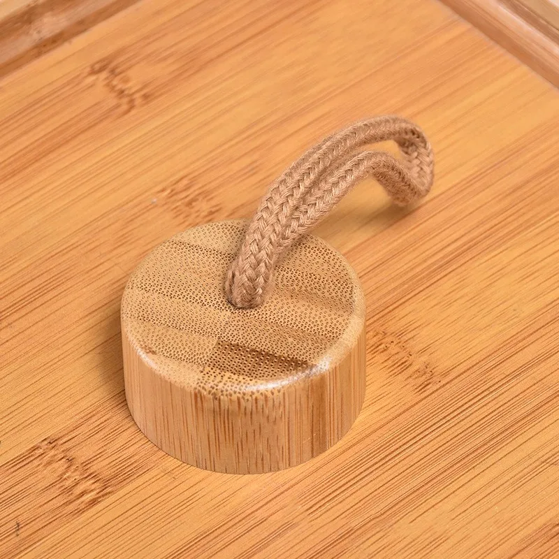 Wholesale Glass Drinking Water Bottles Bamboo Sleeve And Bamboo Lids