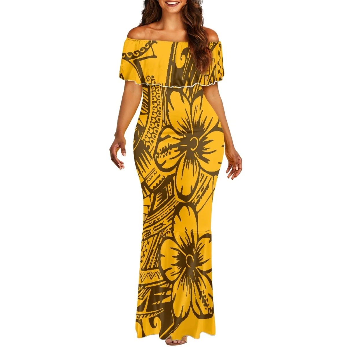 halter neck mother of the bride dresses High Neck Long Sleeves Pleated Sleek A-Line Mother of Bride Dress  Loveiss