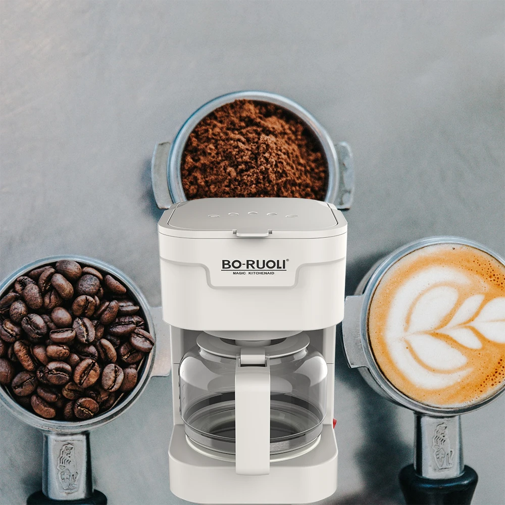 Modern, Easy-Clean Electric Dripper Coffee Maker - 5 Cups