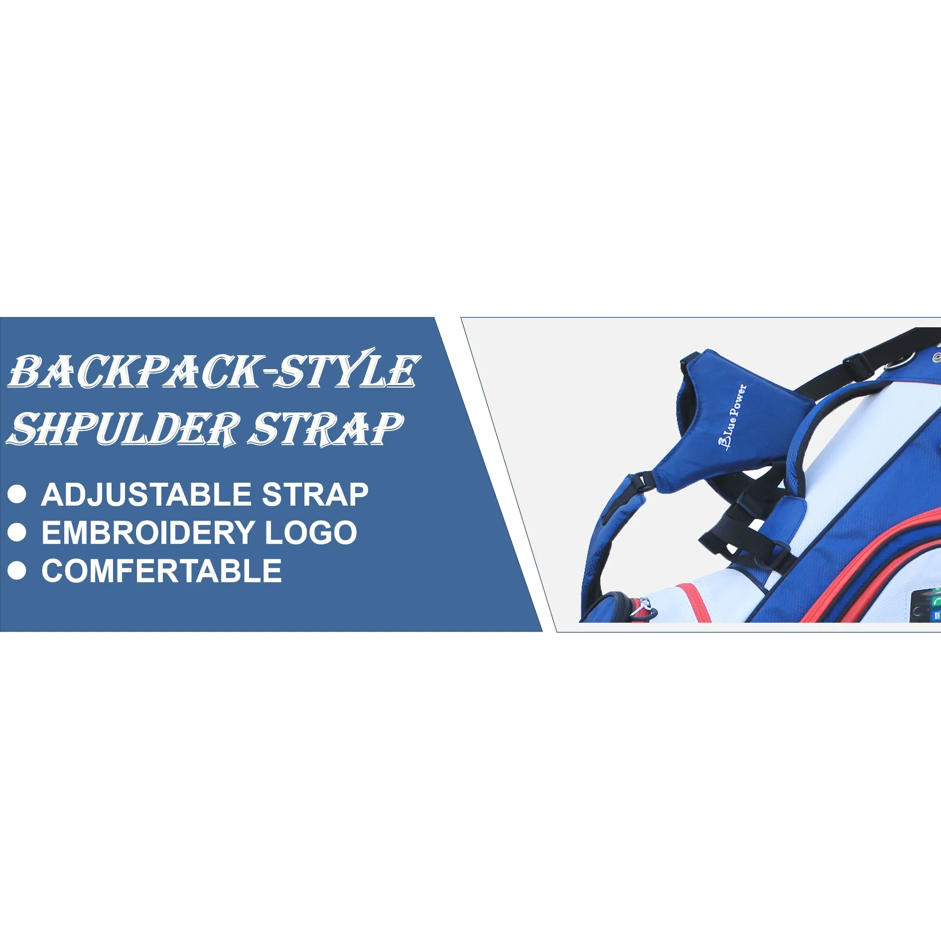 Super Lightweight Custom Logo Golf Bag With 6 Divider Ways Buy Golf