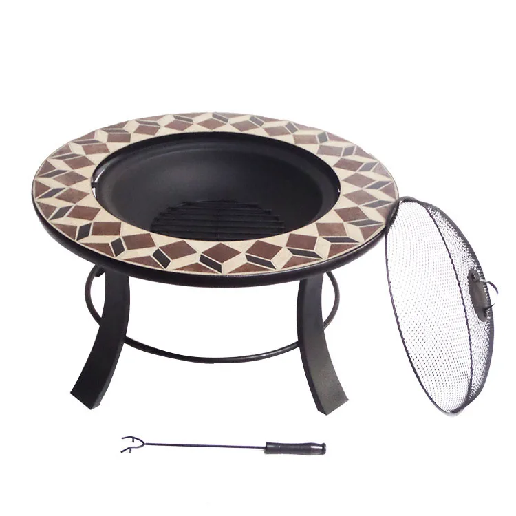 mosaic fire pit table homebase