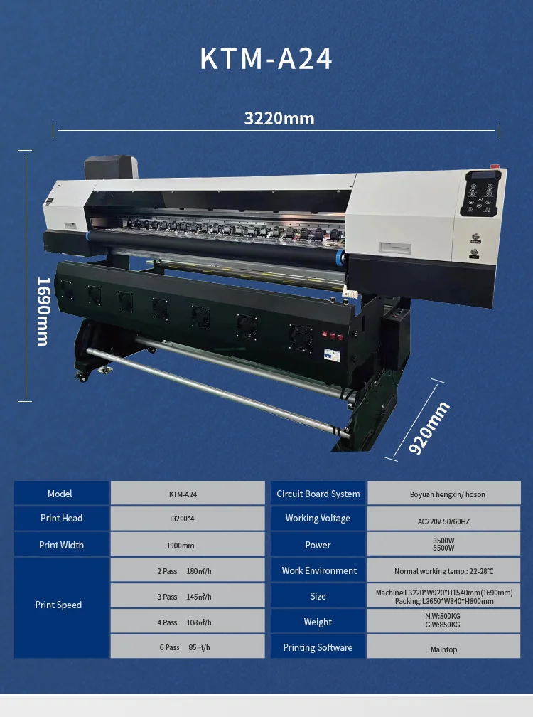 KTM-A24 Digital Sublimation Printer