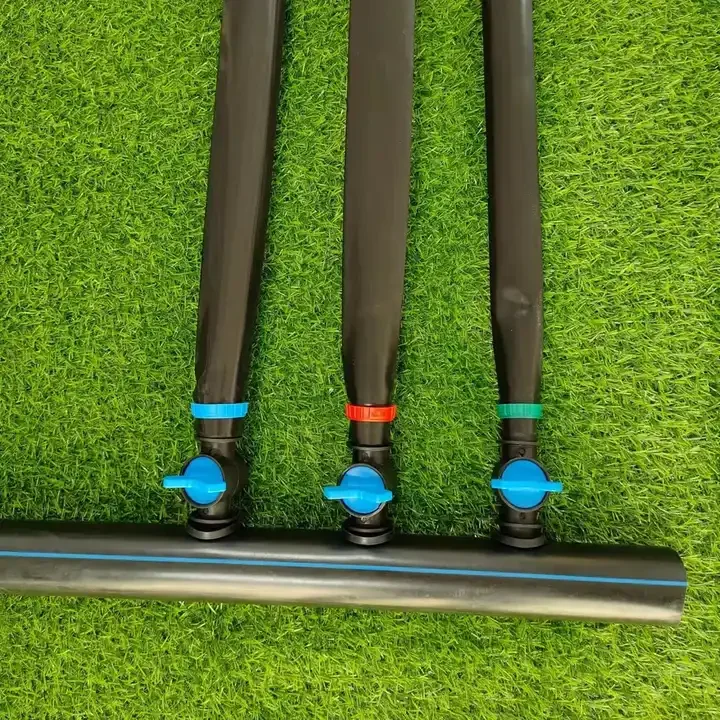 Irrigation Fitting Hard Pipe Bypass Vale Micro-spraying Layflat Hose HDPE Valve for High-flow Agriculture Irrigation System