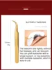 fiber tip tweezers for eyelash extension
