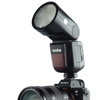 In Stock Godox V1 on V1C TTL 1/8000 HSS Battery Speedlite Flash for All Brands Camera detail image