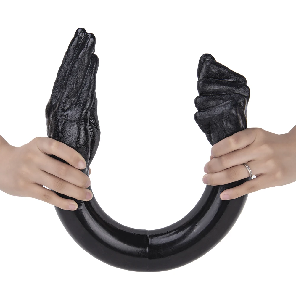 Source Double Ended Hand Shaped Dildo Toy For Fisting Anal Sex on m.alibaba