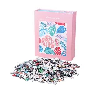 Custom 1000-Piece Luxury Premium Quality Educational Cartoon Toy Paper Jigsaw Puzzle for Unisex for Kids Aged 2 to 4 Adults