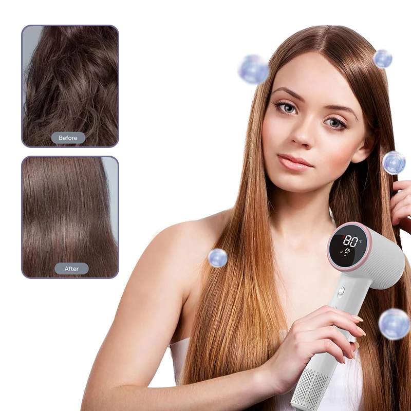 Negative Ion Manufacture High Speed Mini Smart Household One Step Electric Professional Ionic Hair Dryer Portable