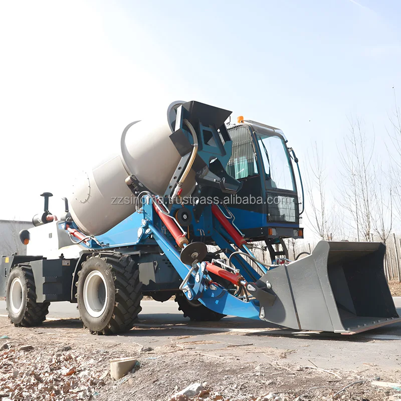 Factory Price 5 Cbm Per Batch Self Propelled Concrete Mixer Diesel Cement Mixer Truck