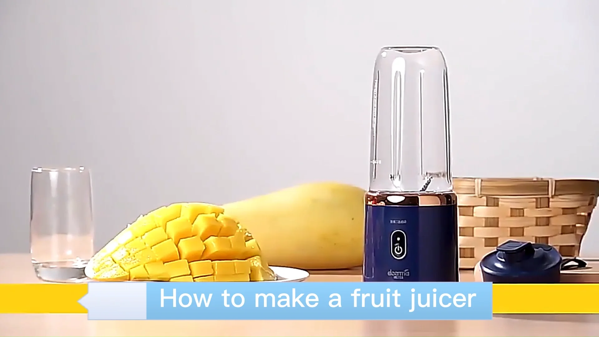 Kitchen Electric Juicer - Mixer Portable Fruit Vegetables quick juicing food processor (D59)(H8)