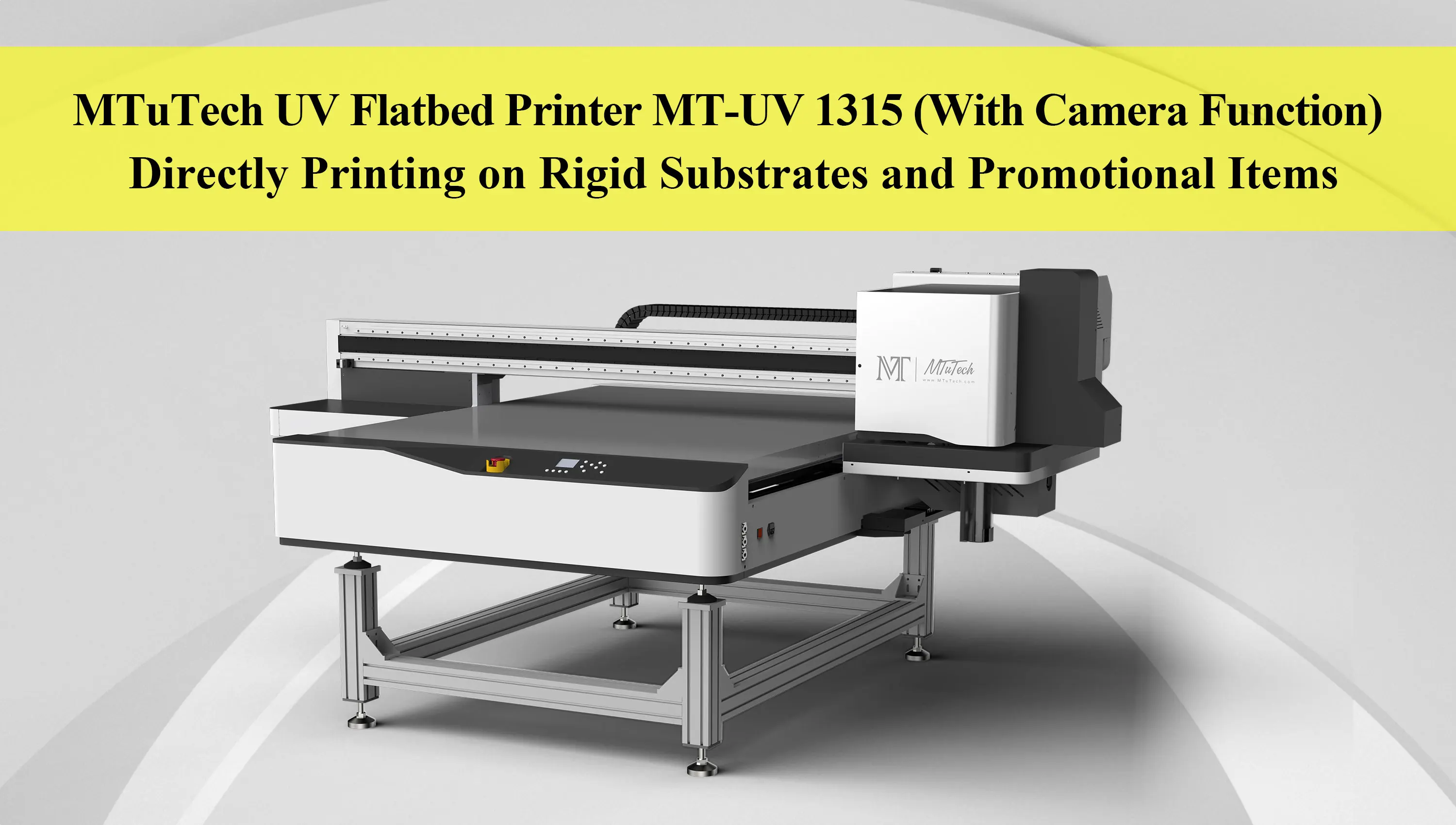 MTuTech Mid-size Visual Positioning Flatbed UV Printer 1315 for Rigid ...