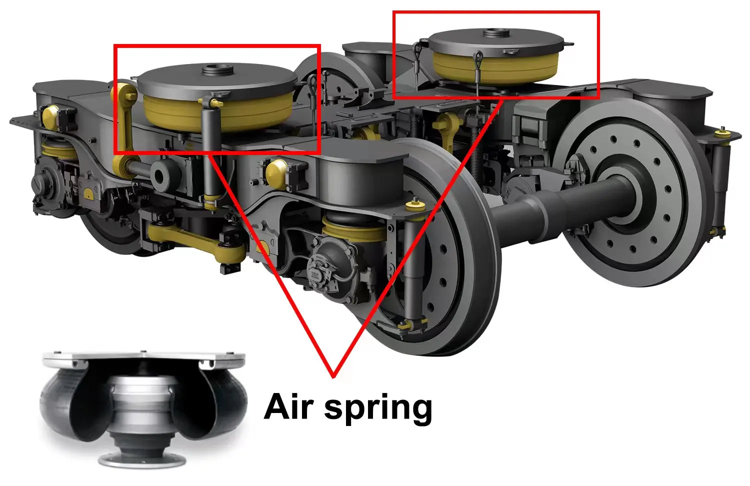 Railway Vehicle Air Spring For Train Reference 540h11.r680.l - Buy ...