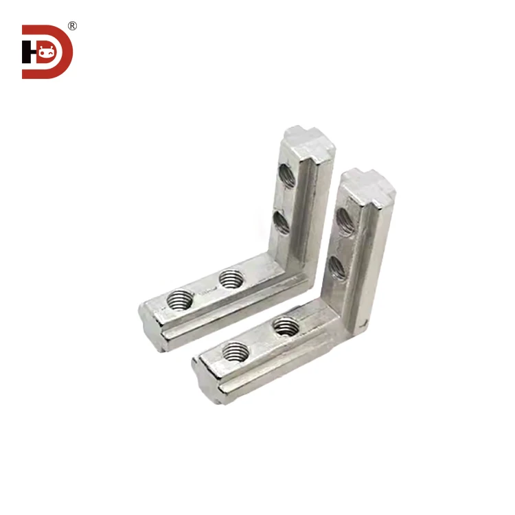 3030/4040 Aluminum Profile Corner groove L-shaped Internal Connection Corner Code Aluminum Profile Built-in Corner groove factory