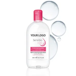 Gentle Vegan Formula Amino Acid Makeup Remover Water Soothing Micellar Cleansing Water for Sensitive Face Non-Irritating