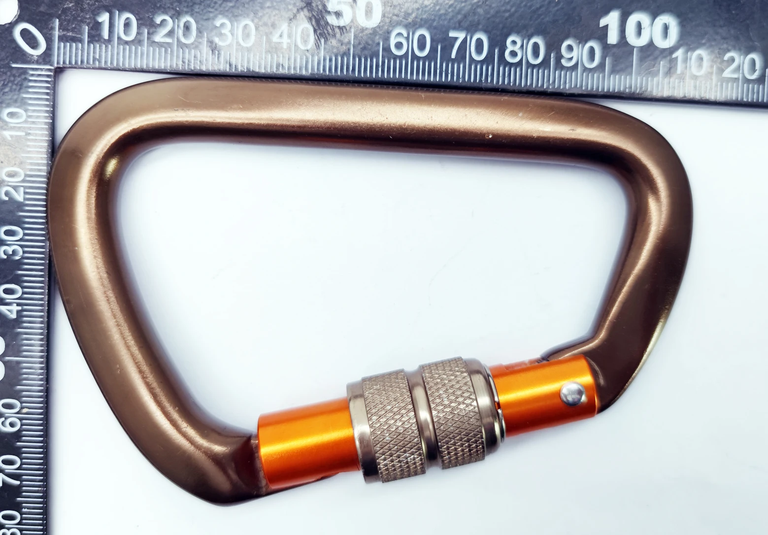 Aluminum Carabiner 25KN Professional Manufacturer Ultra-Light Locking Carabiner Industrial Personal Safety