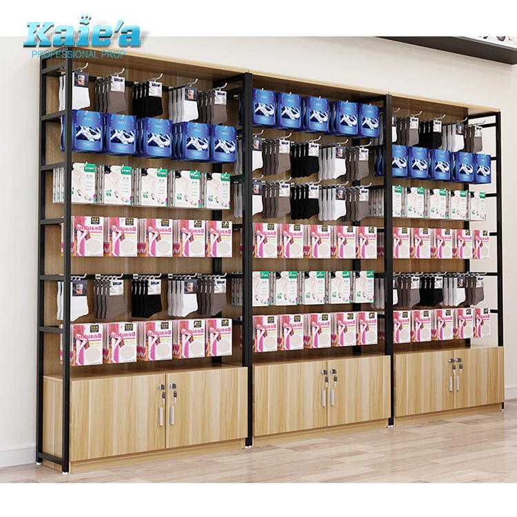 Wood and Metal Cell Phone case Display Rack for Accessory