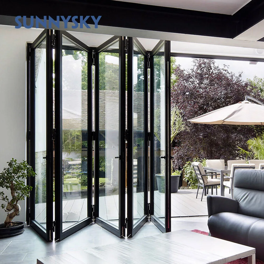 180 Degree Bifolding Door Full Access Swing Folding Door Fittings Space ...