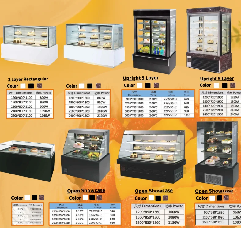 Corner Curved Vitrine square Cake Table Top Cafe Cheese Pastry Produce Lights 160l Inverter Promotional Display Dessert Chiller