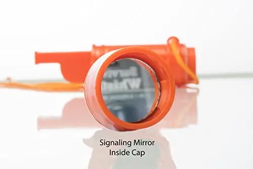 Свисток выживания 5 в 1. Компас, свисток, водонепроницаемый контейнер, сигнальное зеркало