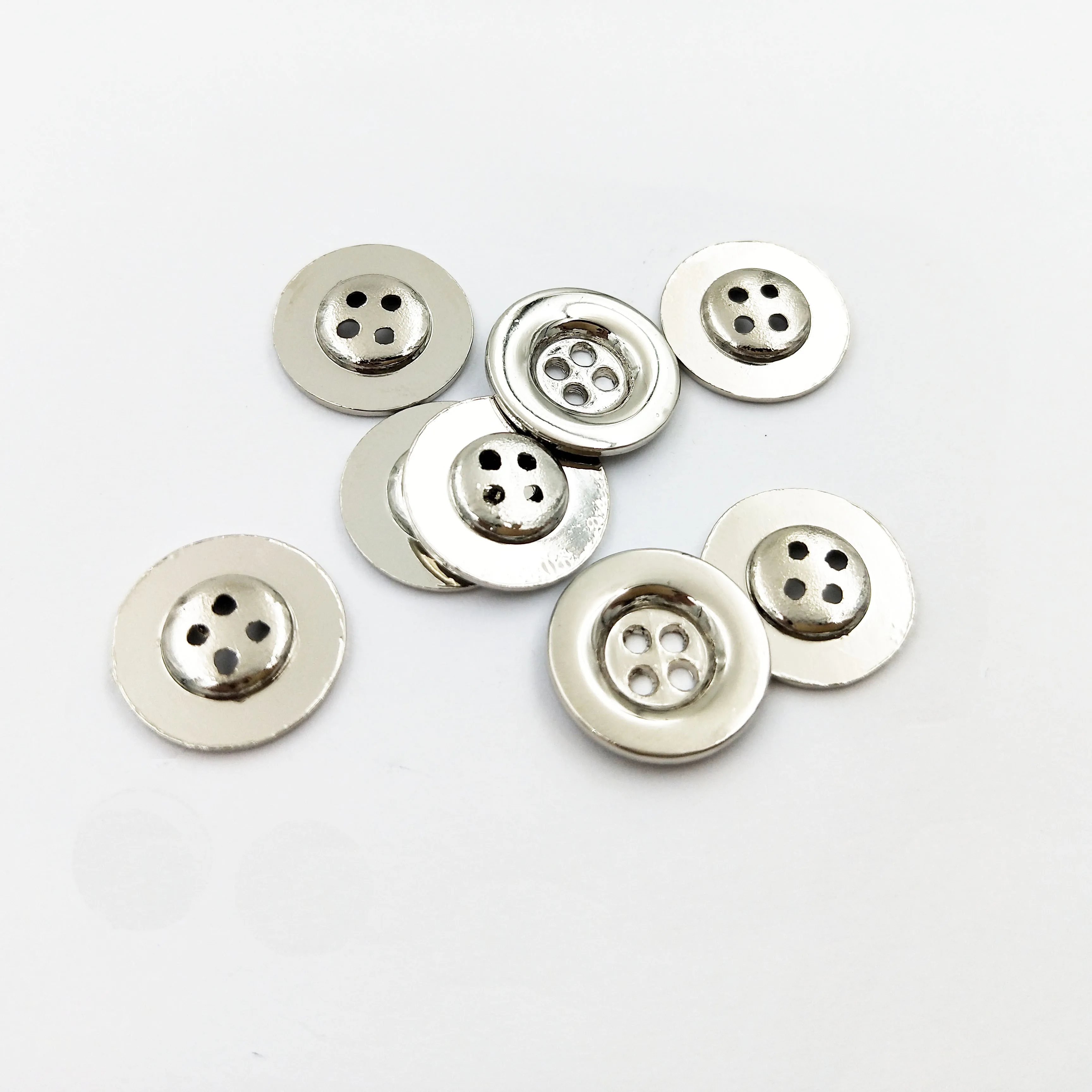 fancy four holes metal buttons for