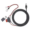 Fusible terminal froid rond - DC mâle (3 mètres) 18AWG
