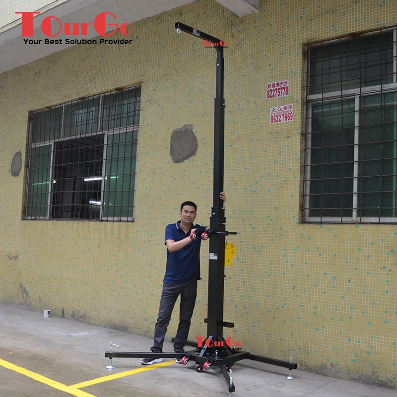 Lifting Tower Heavy Duty Crank Speaker Truss Lifting Stand