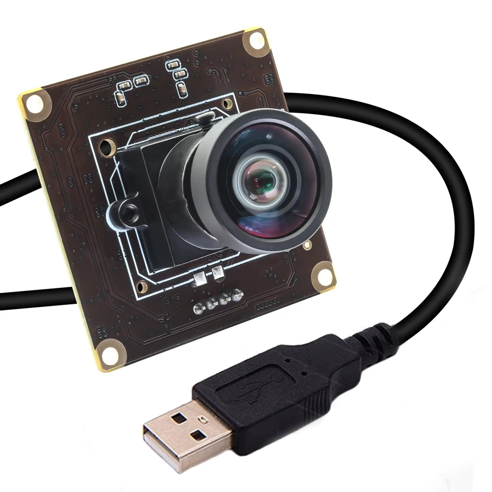 16MP Fisheye Lens USB Camera Module IMX298 Wide Angle Industrial 4K ...