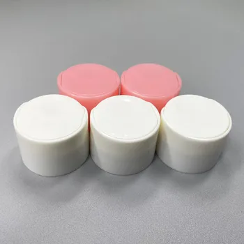 Low Price 20/24/28mm Plastic Disc Top Press Cap for Shower Gel Custom logo Body Wash Bottle Packaging Disc Cap