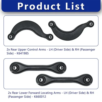 Juego De 2 Brazos De Control Traseros Godspeed – Para Focus 2000-2017, Mazda3 2004-2013, Mazda5 2006-2013