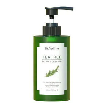 Private Label Tea Tree Whitening Face Wash Deep Cleansing Collagen Nourishing Face Cleanser