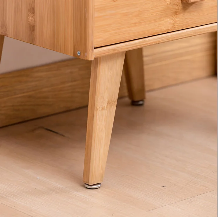 Тумбочка из бамбука в античном стиле, тумбочка для спальни