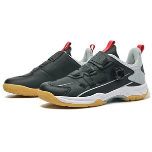 Professional High Quality Light Sports Shoes for Men and Women for Badminton and Tennis Rubber Insole