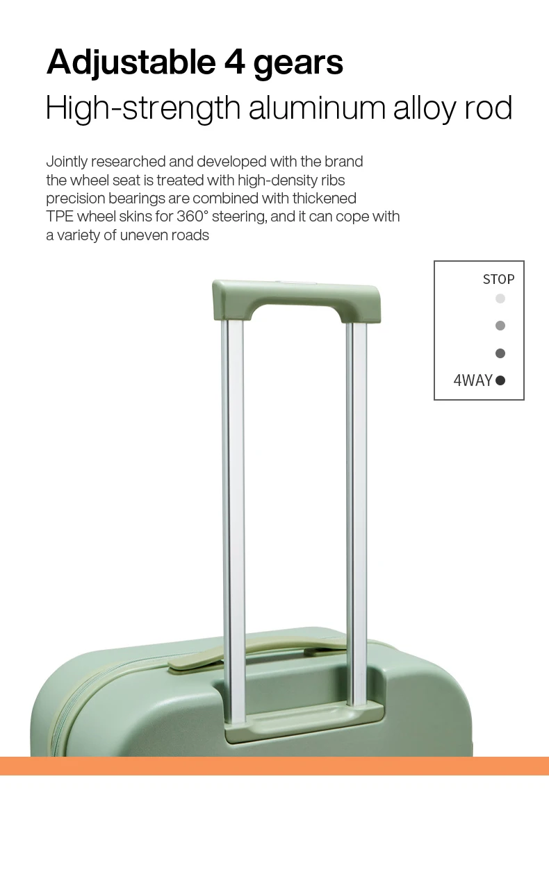 Mixi Designers Brand Korean Style Trolley Suitcase With Usb Charging