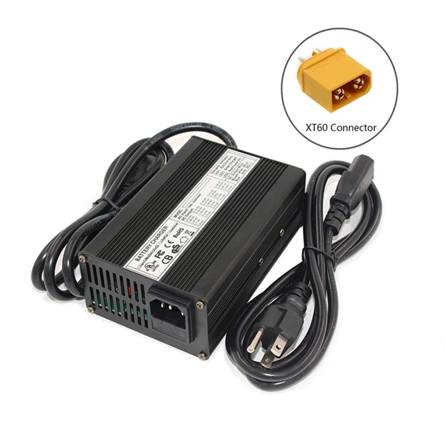 YANGZIDIANYUAN 14.6V 30A LiFePO4 Battery Charger - Fast Charger For 12V Lithium Batteries With Alligator Clips-423706