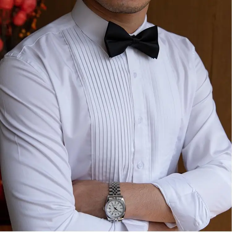 open lace back dress Eton Men's Contemporary-Fit Fine Striped Twill Shirt - Blue
