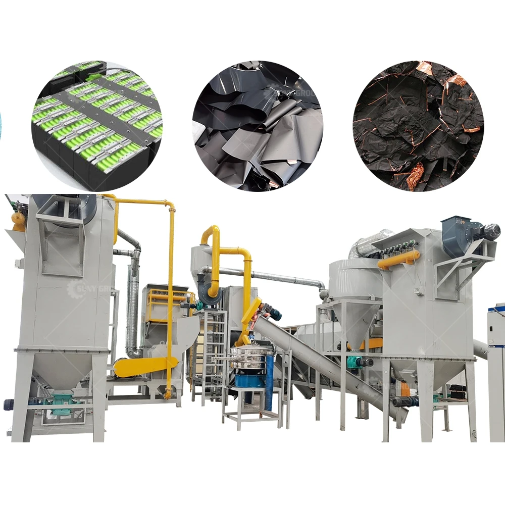 Fully Automatic Used Lithium Battery Recycling Plant Waste Lithium Battery Recycling Production Line
