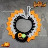 16Polaina de cuello de monstruo de cara negra de Halloween