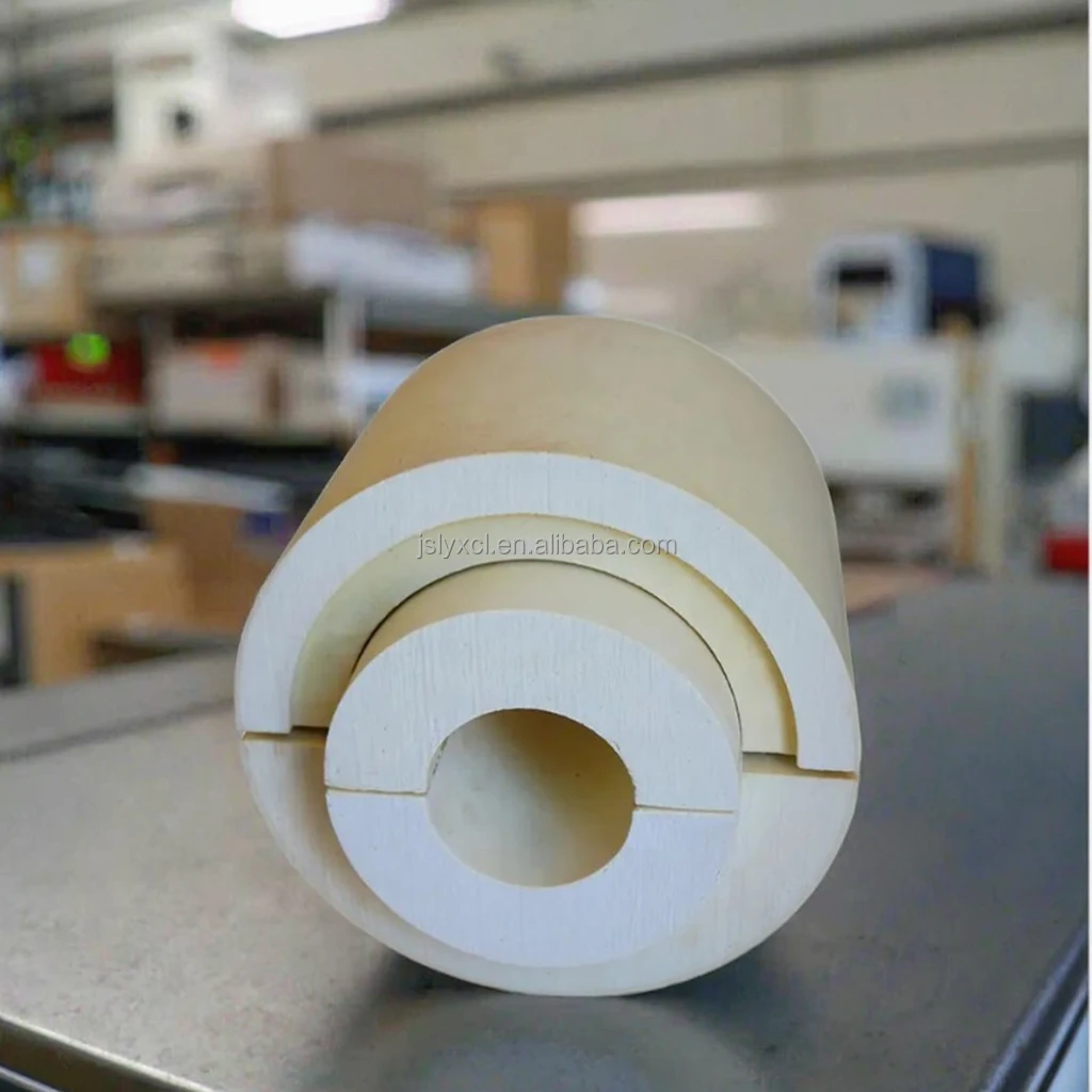 Competitive Price Cold Insulation Polymer Polyisocyanurate Rigid Foam Section for Rigid Foam Pipe Insulation Pir Pipe