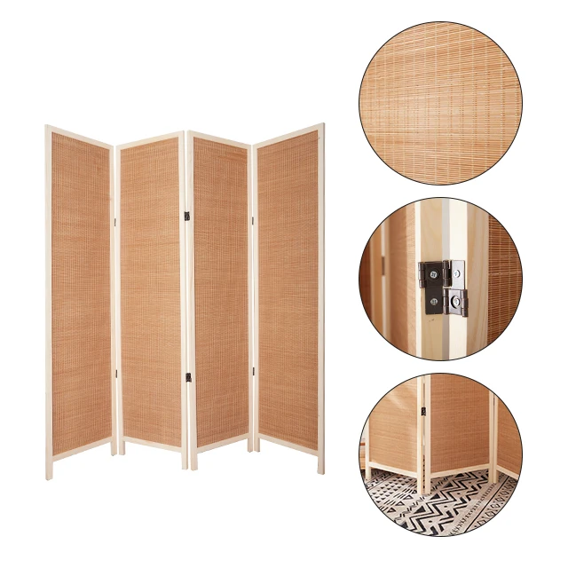 4 Panels Folding Bamboo Screen Room Divider Screen Buy 4 Panels Folding Screen Room Divider Screen Bamboo Room Divider Screen Product On Alibaba Com