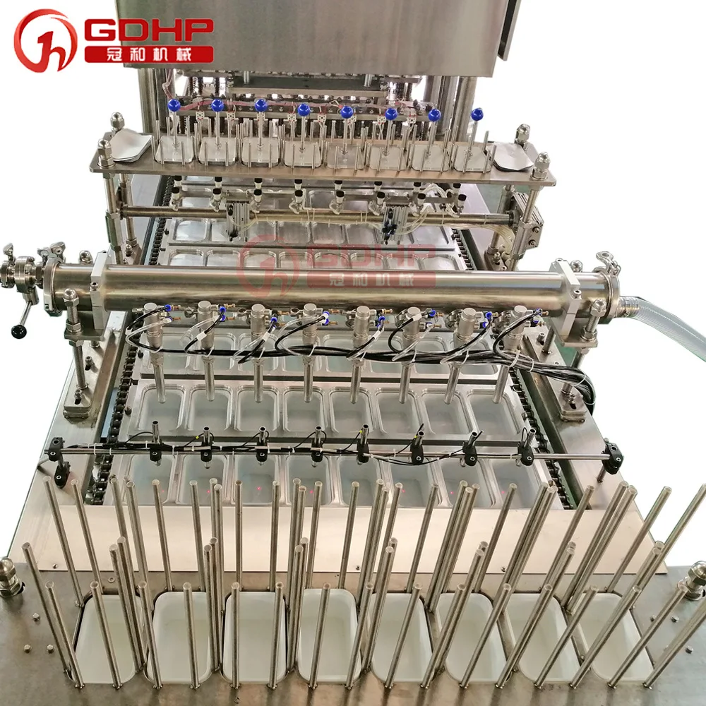 Automatic Yogurt Juice Mung Bean Paste Cream Oil Bottle Filling Sealing Machine for Eight-Treasure Porridge for Food Processing