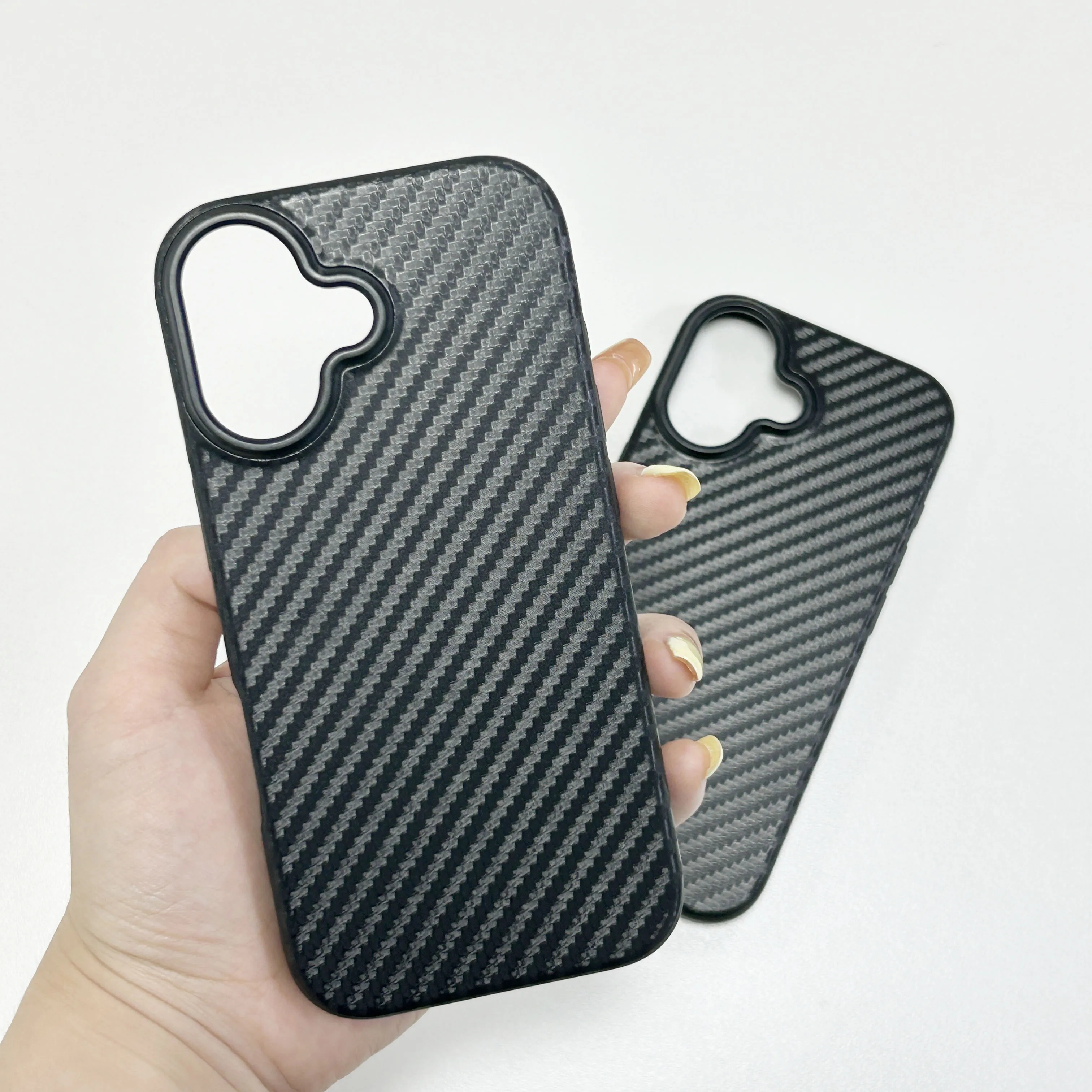 product laudtec carbon fiber phone case for iphone 17 air 16 pro max 600d 1500d magnetic charging luxury back cover customized sjk1076-5
