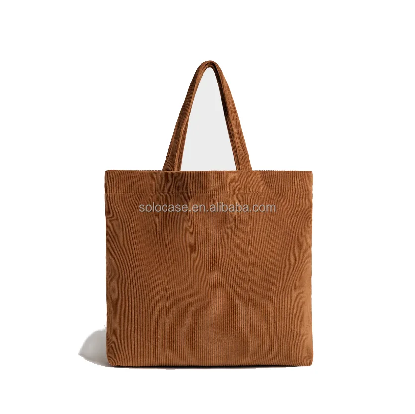 Women's Corduroy Single Shoulder Tote Bag