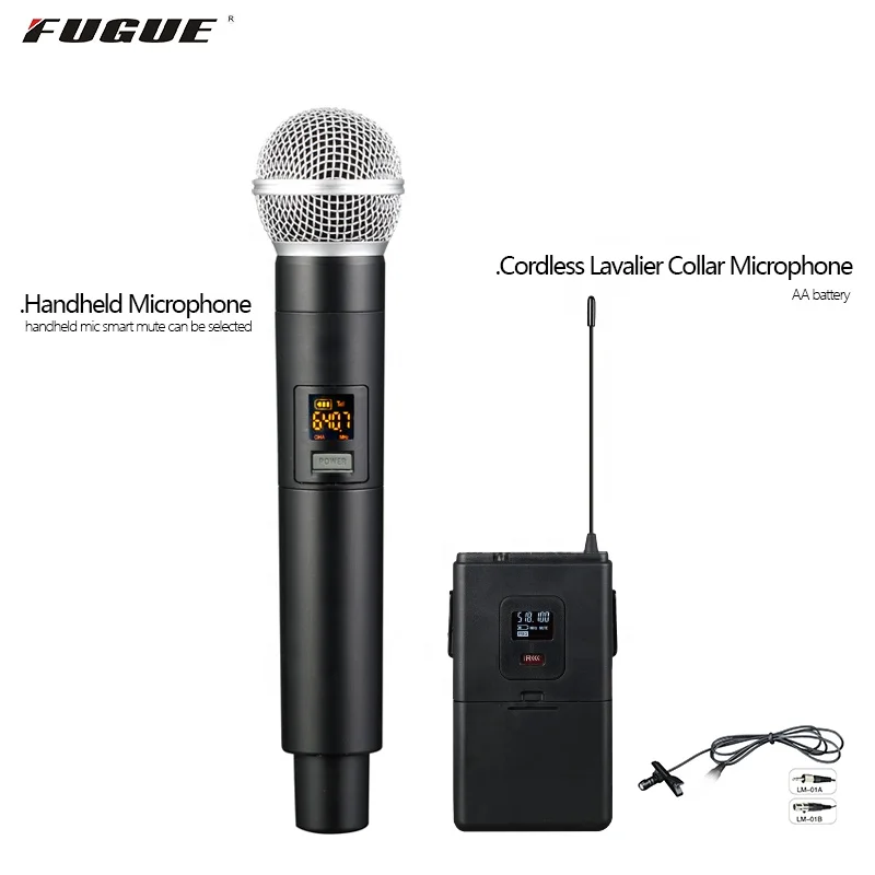 Хорошая FUP-202 беспроводная гарнитура и лацкан петличный микрофон KTV Handel УВЧ ручной микрофон