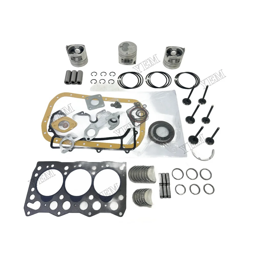 3LD1 Overhaul Rebuild Kit For Isuzu Engine Kit Gasket Piston Set